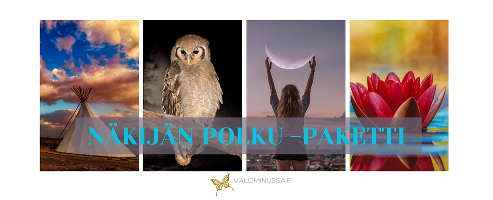 Näkijän polku -paketti 💎🦋💎🦋💎 by Valo minussa -verkkokurssit